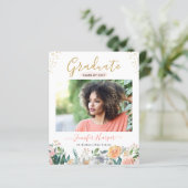 Budget Dusty Rose Blumenverkündung Abschluss (Stehend Vorderseite)