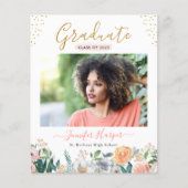 Budget Dusty Rose Blumenverkündung Abschluss (Vorderseite)