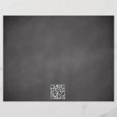 Budget Dusty Rose Floral Mason Jar Brautparty Flyer (Hinten)