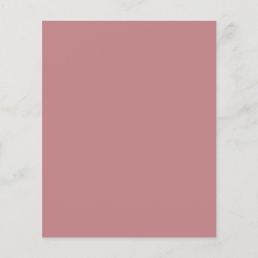 Budget Dusty Rose Monogram Wappen Wedite (Rückseite)