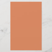 Budget Earthy Boho Blush Orange Floral Wedding (Rückseite)