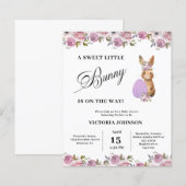 Budget Easter Baby Shower Invitation (Vorne/Hinten)