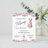 Budget Easter Baby Shower Invitation (Stehend Vorderseite)