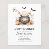 BUDGET Ein Baby braut Halloween-Kinderdusche (Vorderseite)