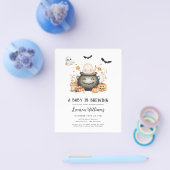 BUDGET Ein Baby braut Halloween-Kinderdusche Flyer (Einzeln)