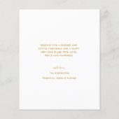 Budget Ein Foto Moderne Minimalistische Weihnachte (Rückseite)