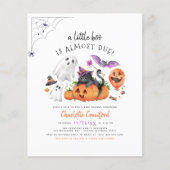 Budget Ein wenig Boo Niedliche KatzenHalloween Kin (Vorderseite)