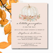 Budget Eine kleine Pumkin Floral Baby Dusche laden