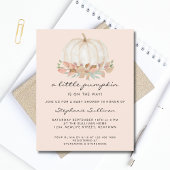 Budget Eine kleine Pumkin Floral Baby Dusche laden