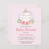 Budget Eine kleine Pumpkin Baby Dusche Einladung (Vorne/Hinten)