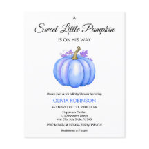 Budget Eine kleine Pumpkin Boy Babydusche laden ei