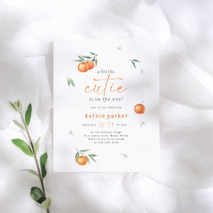 Budget Eine kleine Süsse Orange Citrus Baby Dusche