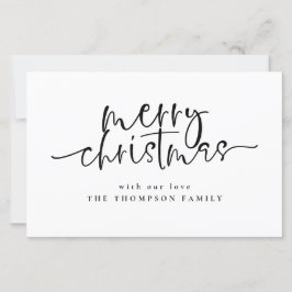 Budget Einfach jede Farbe Frohe Weihnachtskarte