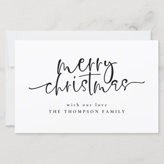 Budget Einfach jede Farbe Frohe Weihnachtskarte (Vorderseite)