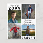 Budget Einfache Abschluss 5 Foto Ankündigung (Vorderseite)