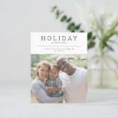 BUDGET Einfache Feiertagsgruß Foto Personalisiert