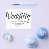 Budget Einfache Hochzeitseinladung. Flyer (Einzeln)