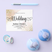 Budget Einfache Hochzeitseinladung. Flyer (Einzeln)