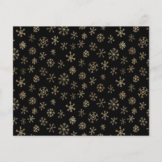 Budget Einfache Minimalistische Foto Weihnachtskar (Rückseite)