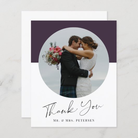 Budget einfache Skript Foto Hochzeit danke Ihnen K (Vorne/Hinten)