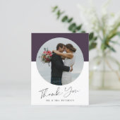 Budget einfache Skript Foto Hochzeit danke Ihnen K (Stehend Vorderseite)