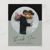 Budget einfache Skript Foto Hochzeit danke Ihnen K (Vorderseite)