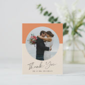 Budget einfache Skript Foto Hochzeit danke Ihnen K (Stehend Vorderseite)