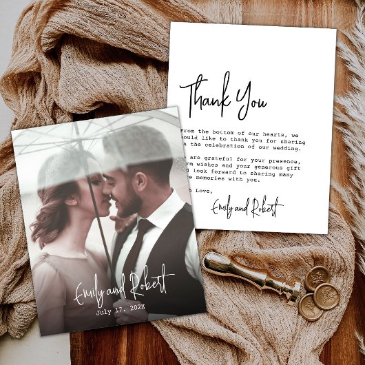 Budget Einfaches Minimalistisches Foto Hochzeit Vi Flyer
