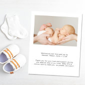 Budget Einführung von Script Foto Geburtsankündigu