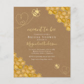 Budget: Einladung zur Brautdusche (Vorderseite)