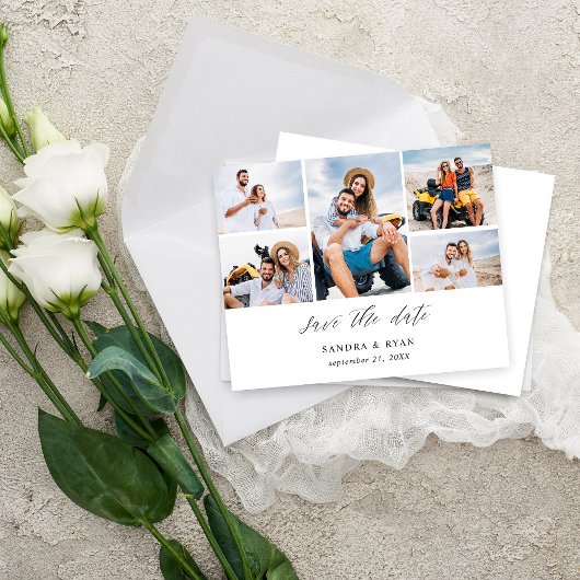 Budget Ele Chic 5 Multi-Foto Save the Date
