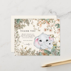 Budget-Elefanten-Cream-Baby-Shower-Dankeschön