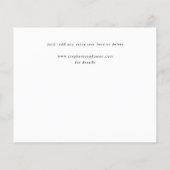 Budget Elegan Panoramic Foto Modernes Save the Dat Flyer (Hinten)