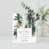 Budget Elegance Forest Wedding (Stehend Vorderseite)