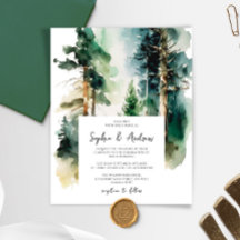 Budget Elegance Forest Wedding