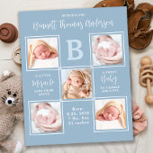 Budget Elegant 5 Foto Collage Baby Boy Vielen Dank