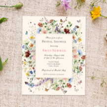 Budget Elegant Boho Floral Brautparty