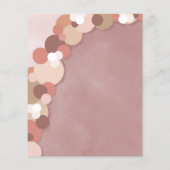 Budget Elegant Boho Niedlich Baby Shower Einladung (Rückseite)