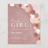 Budget Elegant Boho Niedlich Baby Shower Einladung (Vorderseite)