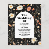 Budget Elegant Boho Wildblume Wedding (Vorderseite)