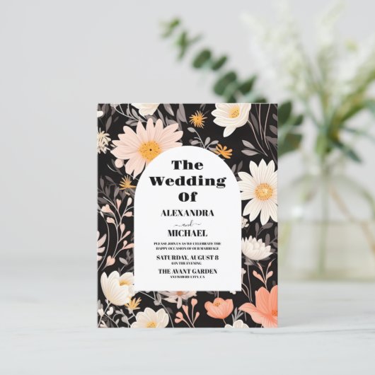 Budget Elegant Boho Wildblume Wedding (Stehend Vorderseite)