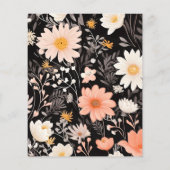 Budget Elegant Boho Wildblume Wedding (Rückseite)