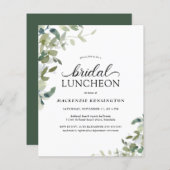 Budget Elegant Eucalyptus Bridal Luncheon (Vorne/Hinten)