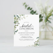 Budget Elegant Eucalyptus Bridal Luncheon (Stehend Vorderseite)