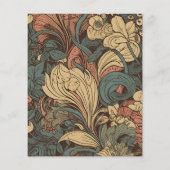 Budget Elegant Floral Art Nouveau Wedding (Rückseite)