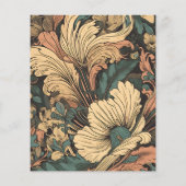 Budget Elegant Floral Art Nouveau Wedding (Rückseite)