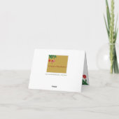 Budget Elegant Foto Collage Gold Frohe Weihnachten (Rückseite)