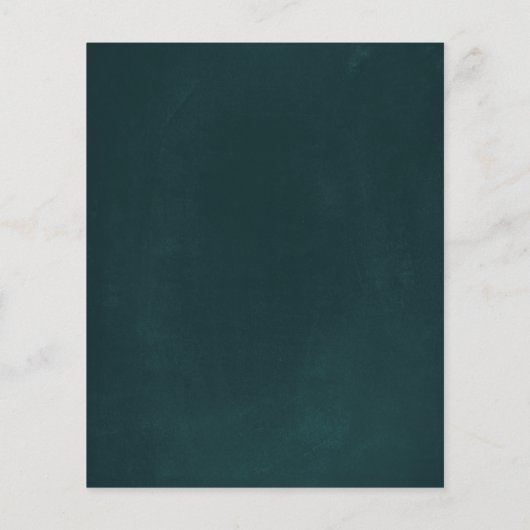 Budget Elegant Green Wreath Bronze Wedding Einladu (Rückseite)