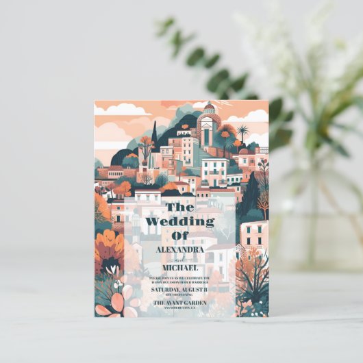 Budget Elegant Italy Capri Destination Wedding (Stehend Vorderseite)