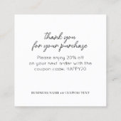 Budget Elegant Juwelry Care Instruktionen Vielen D Quadratische Visitenkarte (Rückseite)